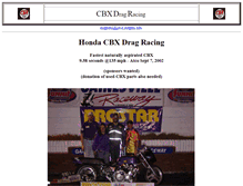 Tablet Screenshot of cbxdragbike.com